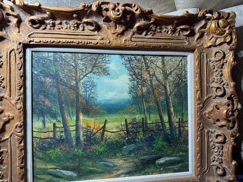 Hervorragendes Victor Shearer (1872 -1951) 1941 "Eine Landschaftsszene" Ölgemälde -gerahmt - Bild 3 von 17