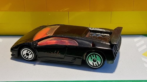 Hot Wheels Vintage Loose Lamborghini Diablo Black Ultra Hots 90s 25th Ann. - Picture 2 of 5