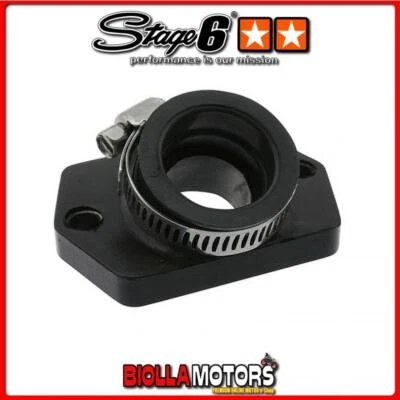 S6-3314002/VT COLLETTORE ASPIRAZIONE STAGE6 DRITTO IN VITON 21 X 24,5MM PIAGGIO