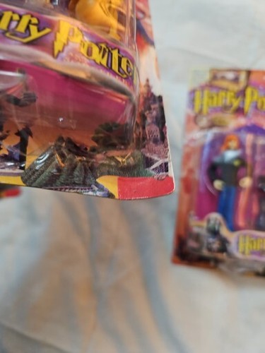 Set Of 3 Vintage 2001 Harry Potter KNOCK OFF Action Figure NEW MOC Insanely RARE - Picture 16 of 18
