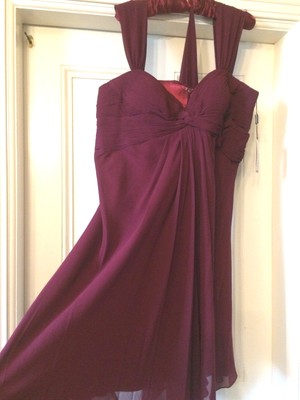 burgundy cocktail dress uk