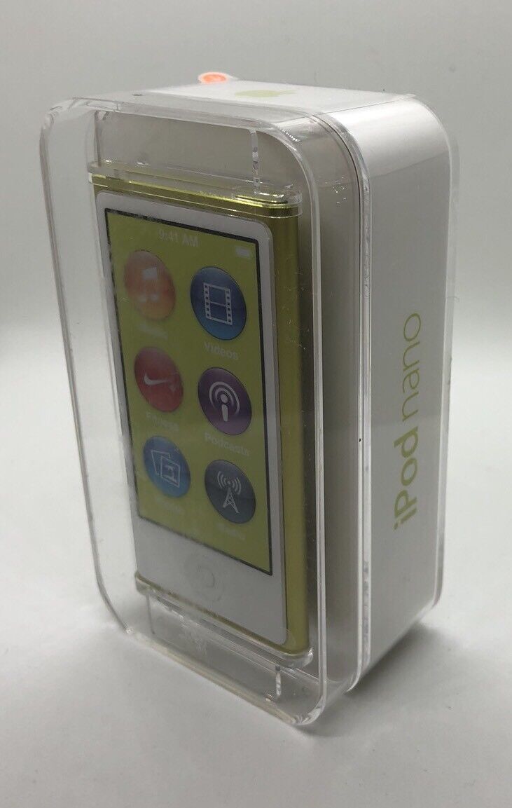 Apple iPod nano 7G 7. Generation Gelb (16GB) yellow neon NEU NEW Factory Sealed