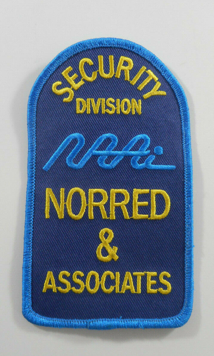 Norred Security NEW before selling ☆ Division - Uniform Free Patch Shippin Save money Shoulder