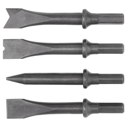 4 Pack Heavy-Duty Air Impact Hammer Chisel Set Hex Shank for Pneumatic Chisel - Picture 12 of 17