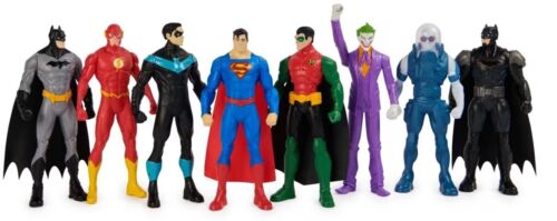 Batman 8 Pack 15cm DC Batman Action Figures Ages 3+ New Toy Superman Joker Flash - Picture 4 of 5