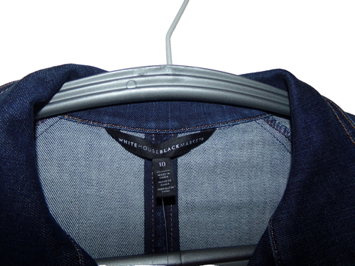 NWTS WH & BM SZ.10, INDIGO BLUE DENIM BAND JACKET - Bild 5 von 10