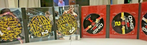 WWE: OMG - The Top 50 Incidents in WWE History & Falls Count Anywhere DVD Lot - Picture 2 of 2