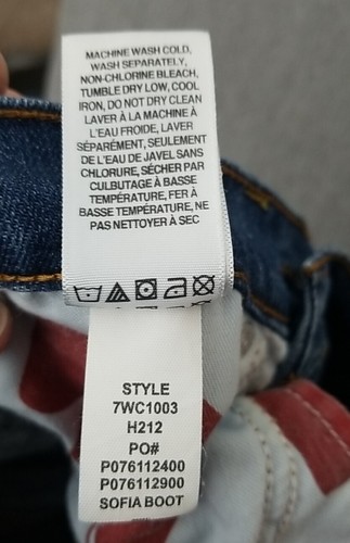 Lucky Brand Jeans 6/28 Sofia Boot Cut Blue (28x29) Womens Y2K Denim Pants - Picture 13 of 22