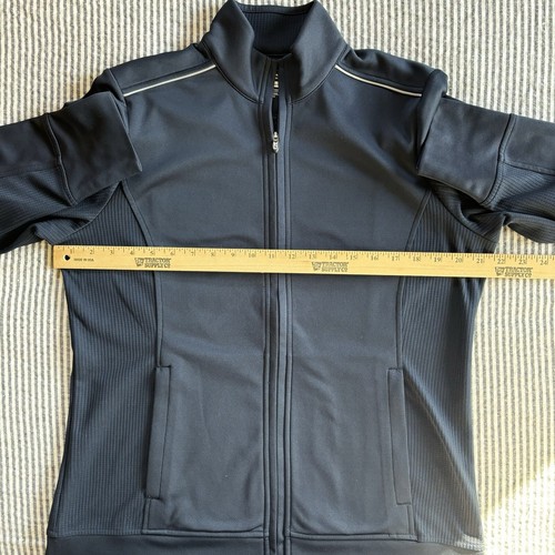 Cutter Buck Jacket Women L WeatherTec Ridge Water Wind Resistant Full Zip Navy - Picture 9 of 17