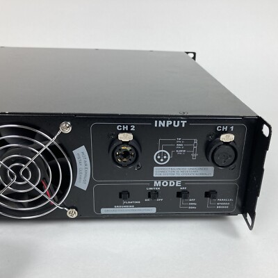 Phonic Max 1500 Professional Power Amplifier Working Well Cosmetic