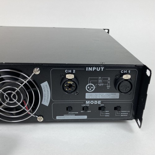 Amplificador de Potencia Profesional Phonic Max 1500 Funciona Bien Problemas Cosméticos - Imagen 7 de 11