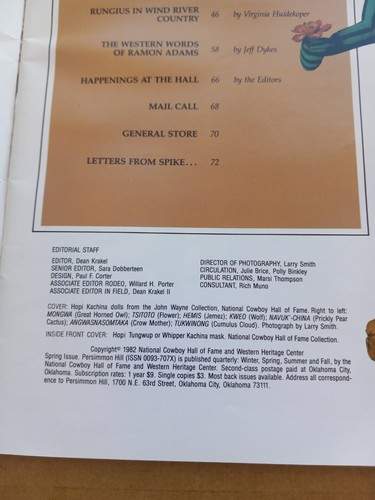 Vintage Persimmon Hill Magazine Spring 1982 - Picture 2 of 6