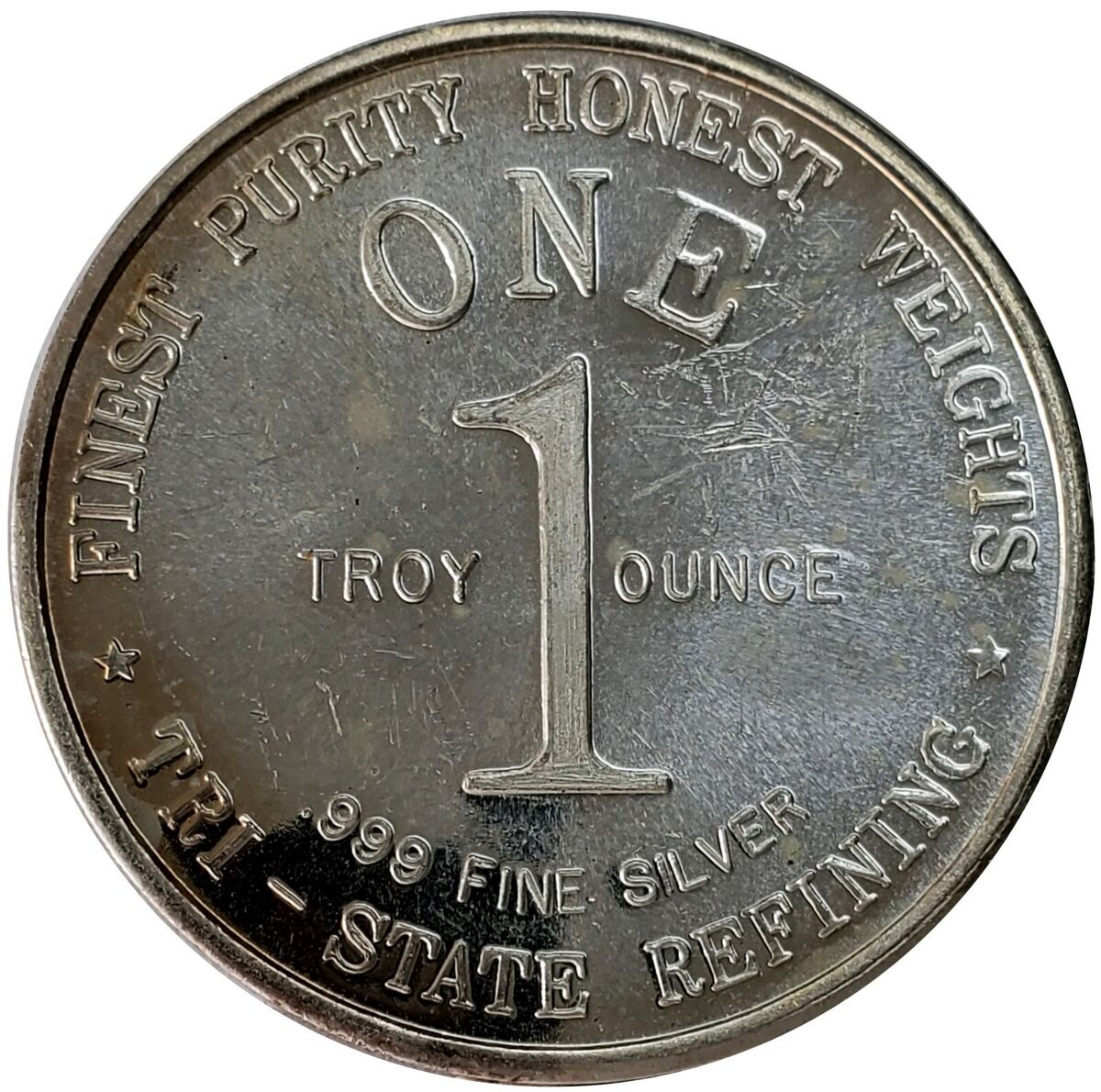 Rare 1776 - 1976 Bicentennial Tri State Refining 1 oz .999 Rare 1776 - 1976 Bicentennial Tri State Refining 1 oz .999