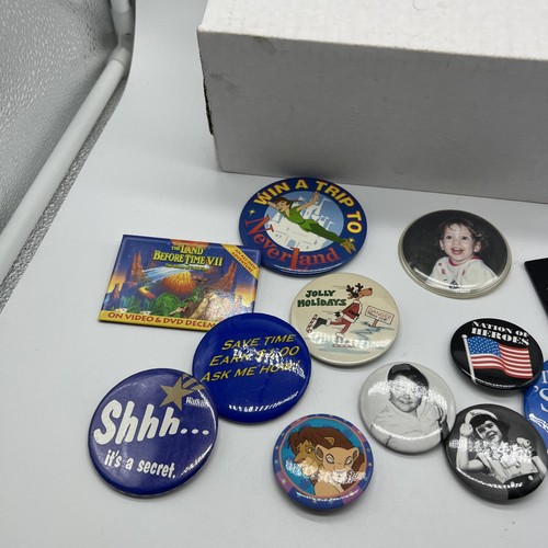 Lot Of 12 Vintage Pins Button Disney scoping driving force nation of heros - Picture 5 of 8