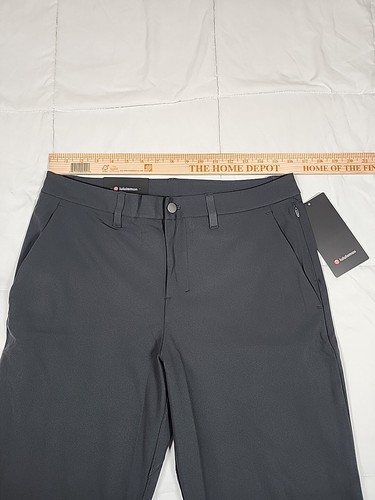 32x32 Lululemon ABC Trouser Classic Fit Warpstreme Color Obsidian Men's Pants - Picture 7 of 15