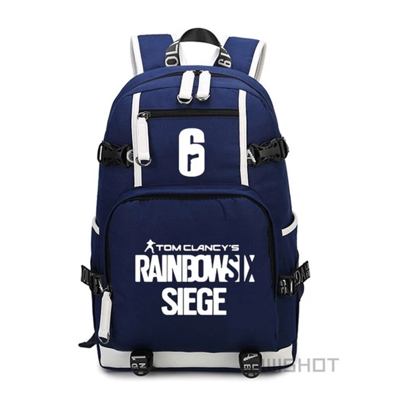 Rainbow Six Siege canvas backpack Mochila teenagers Travel Laptop