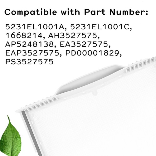 Dryer Lint Screen Filter for LG DLE7200WE DLEX5175W DLEX5680VE DLEX5680WE - Picture 3 of 5