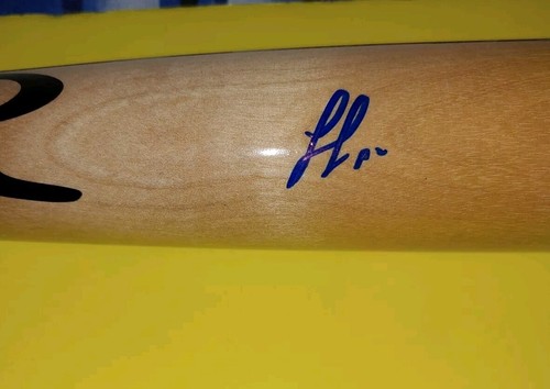 Luisangel Acuna New York Mets Autographed Rawlings Baseball Bat COA - Picture 2 of 4