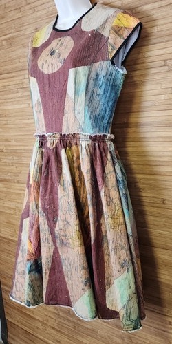 Making the Cut A Line Dress sz S Episode 5 Winning Look Gary Carnival Painting - Picture 3 of 10