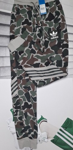 NUOVI PANTALONI DA JOGGER DA JOGGER ADIDAS 3 RIGHE ORIGINALI ACOLORI 3 RIGHE GRN - Foto 11 di 21