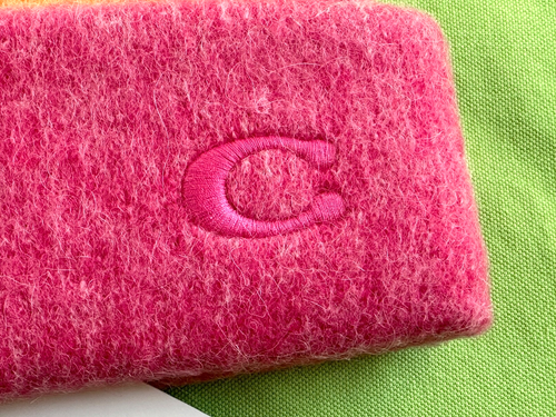 COACH OMBRE BEANIE:NWT PINK/MULTI CU822 - Picture 3 of 9