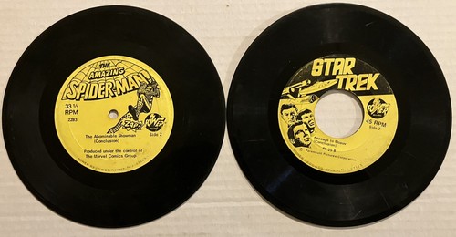 The Amazing Spider-Man + Star Trek: Passage To Moauv - 7” Vinyl 45rpm Records - Picture 2 of 2