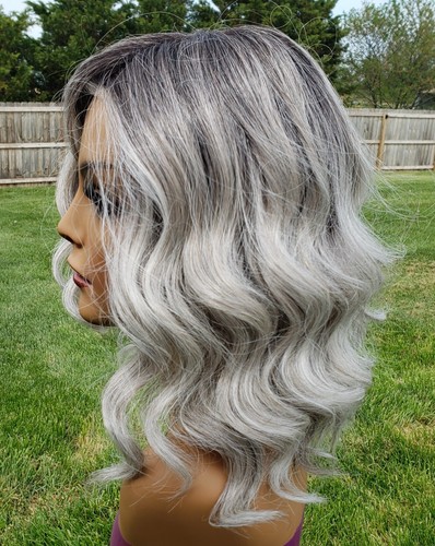 Belle Tress Biscotti Babe Wig CHROME NEW w/tags LACEFRONT MONOTOP - Picture 7 of 9
