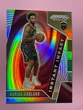 2019-20 Prizm Darius Garland Silver Prizm Instant Impact Rookie RC #14 Cleveland