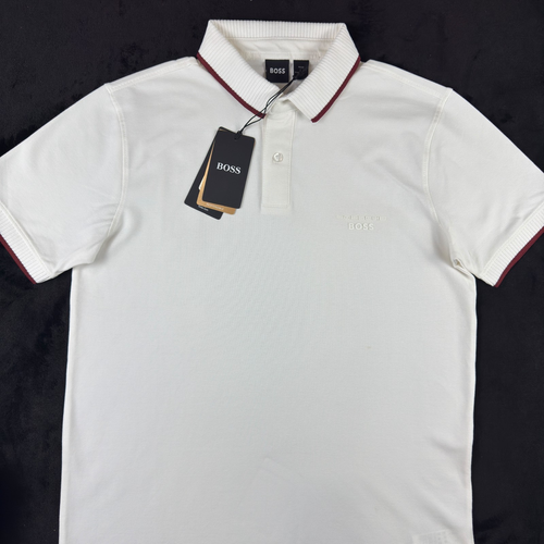 Hugo Boss Men’s Cotton Blend Regular Fit Stretch Short Sleeve Polo Shirt S-XXL - Picture 8 of 12