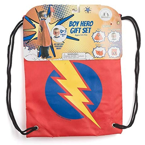 Little Adventures Drawstring Backpack Hero Sets (Red Hero) - Picture 3 of 4