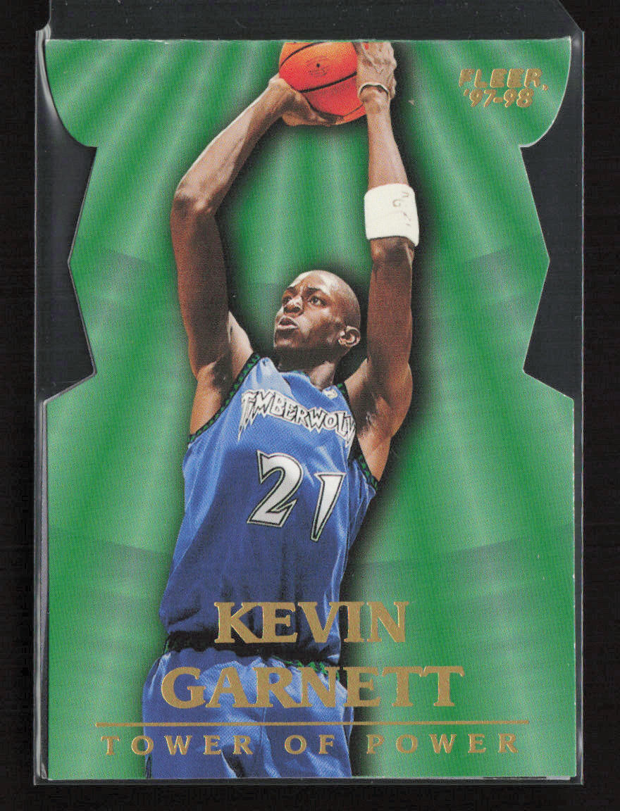 1997-98 Fleer Tower of Power #4 TP Kevin Garnett Minnesota Timberwolves