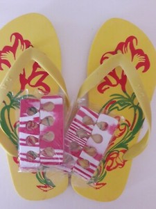 pedi flip flops with toe separators