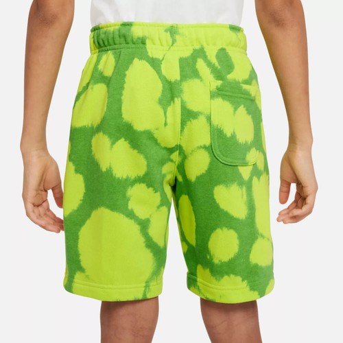 NWT$45 Nike Boys Sportswear Printed French Terry Sweat Shorts Green DO6572 XL - Picture 2 of 5