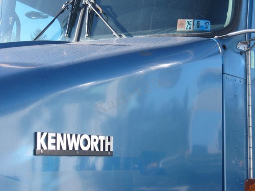 Paquete de 2 CAMIONES KENWORTH CROMADOS ORIGINALES 14" MARCA DENOMINATIVA EMBLEMA PLACA DE IDENTIFICACIÓN LOGOTIPO DE METAL - Imagen 8 de 8
