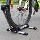 Folding BIKE STAND Portable Bicycle Floor Ground Parking Holder Storage Rack