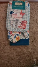 Brand New Pioneer Woman Spicy Cowgirl Kitchen Set Oven Mitt, Potholder And Towel