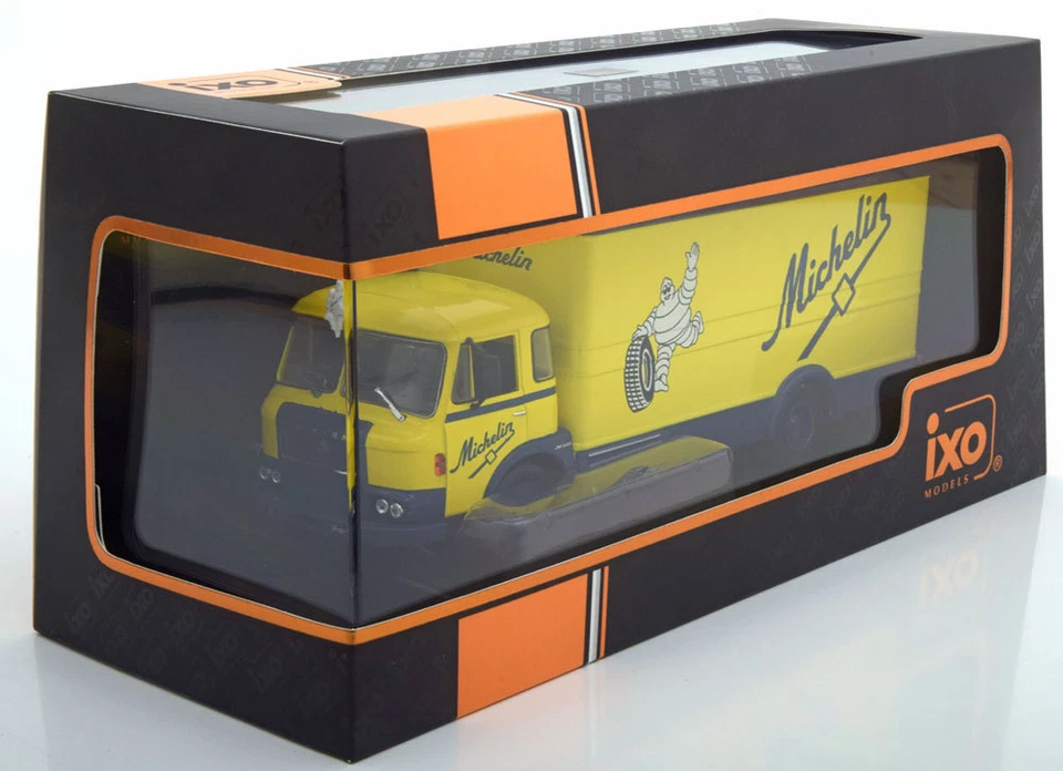 SAVIEM JM 21-240 MICHELIN 1970 IXO TRU024 1:43 CAMION TOLE PNEUS PNEU TYRE LHD - Photo 3/3