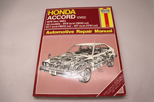 Honda Accord CVCC 1979 - 1983 Haynes Owners Workshop Manual 351 free ship USA