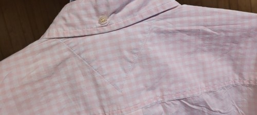 Tommy Hilfiger LS Dress Shirt -XL TG - Pink Gingham Plaid - Picture 7 of 7