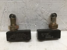 Micro Switch BZ-2RQ8 Roller Limit Switch 15A 125, 250 or 480 VAC Lot of 2 