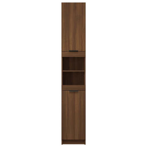 Free Standing Bathroom Cabinet Bath Storage Tall Cupboard w/ Compartment & Doors - Picture 29 of 36