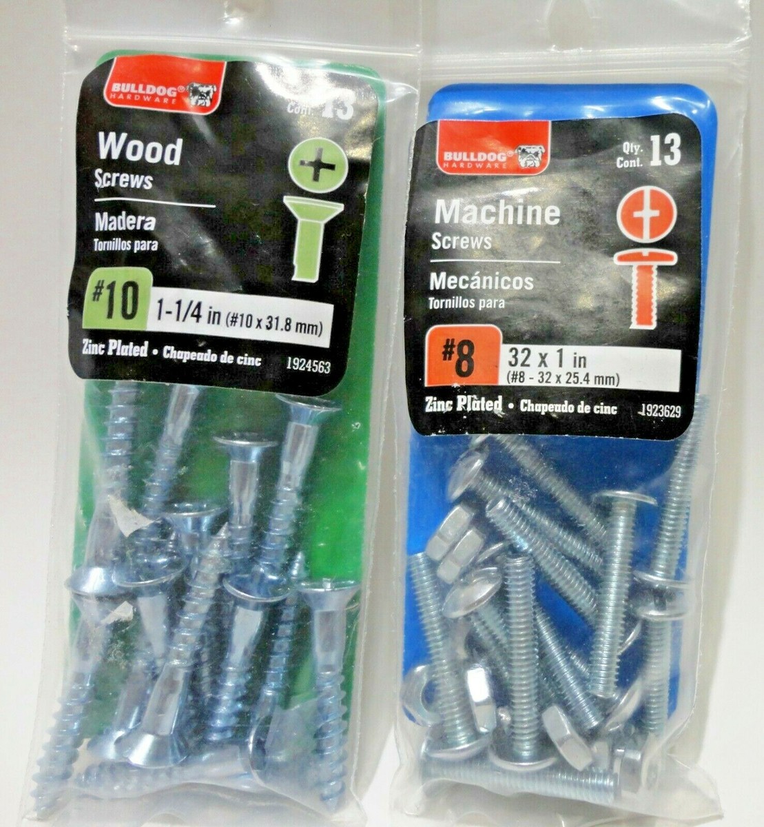 Bulldog Hardware Machine Screw #8-32 x 1