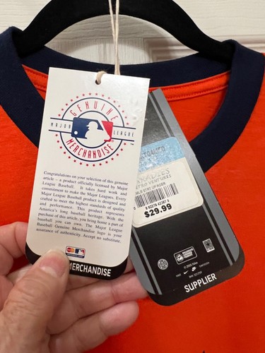 Nike MLB Detroit Tigers Michigan T-Shirt Short Sleeve Orange Blue Men's M EUC! - Picture 5 of 11