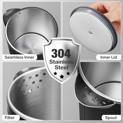 Small Electric Kettle, Travel Electric Kettle Portable Mini Kettle,Small Hot Wat - Picture 7 of 10