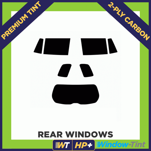 Para Mazda Premacy MPV 2000-04 Carbono Ventana Precorte Tinte 35% Luz 2 capas HP+ - Imagen 2 de 10