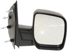 Fits 03-09 FD E-SERIES MANUAL MIRROR TEXTURED BLACK W/SINGLE GLASS SAIL TYPE W R