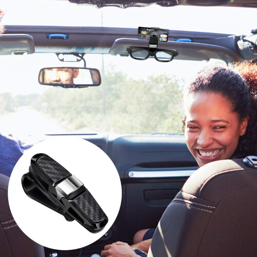 4 Pcs Sunglasses Holders for Car Sun Visor, Glasses Ticket Card Clip Mount - Picture 18 of 23