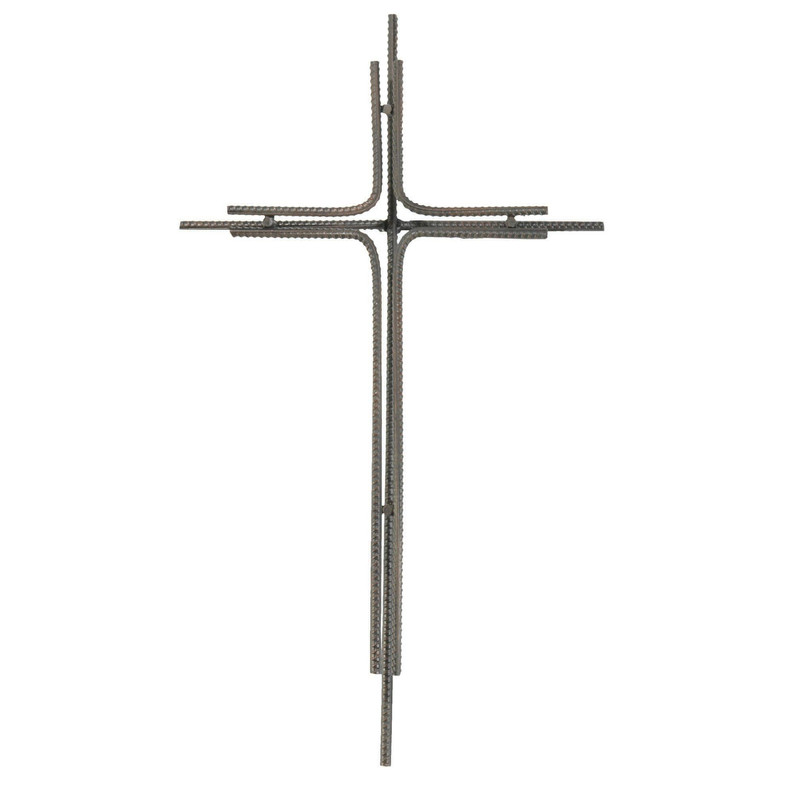 Металлическая настенная крестовина с бронзовой отделкой 18 дюймов