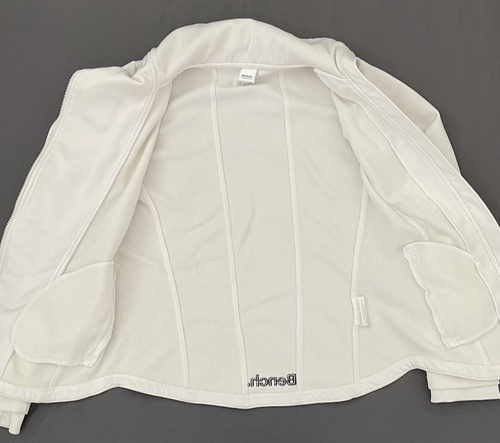 BENCH Jacket White Womens Medium Slim Fitting Full Zip Active Jacket - Picture 15 of 18