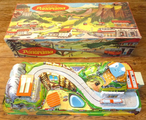 Technofix 320 Alpine Panorama 1965 Blechspielzeug ovp im Originalkarton